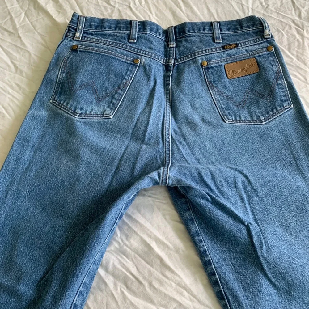 Wrangler 36x32 Jeans Blue 13MWZ Cowboy Cut Original Fit Straight Leg Denim